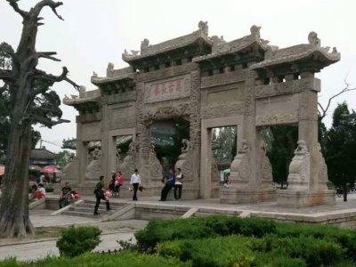 仿古五門(mén)景觀石牌坊